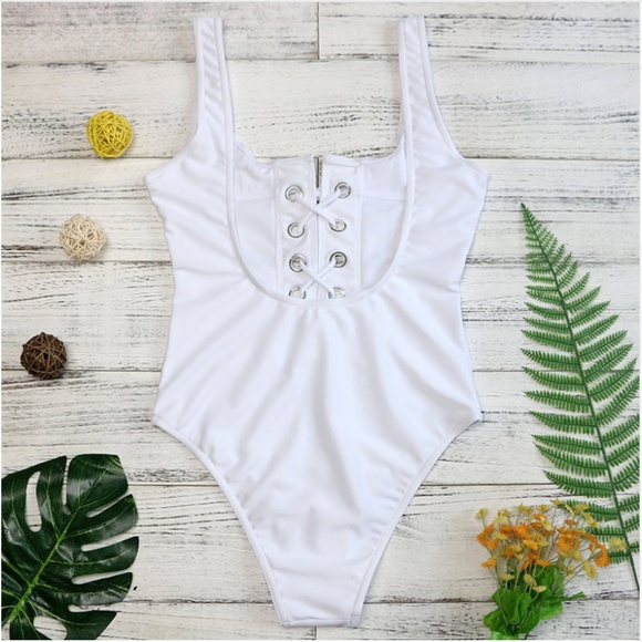 Lana Lace Up One Piece - Picture 3 of 3